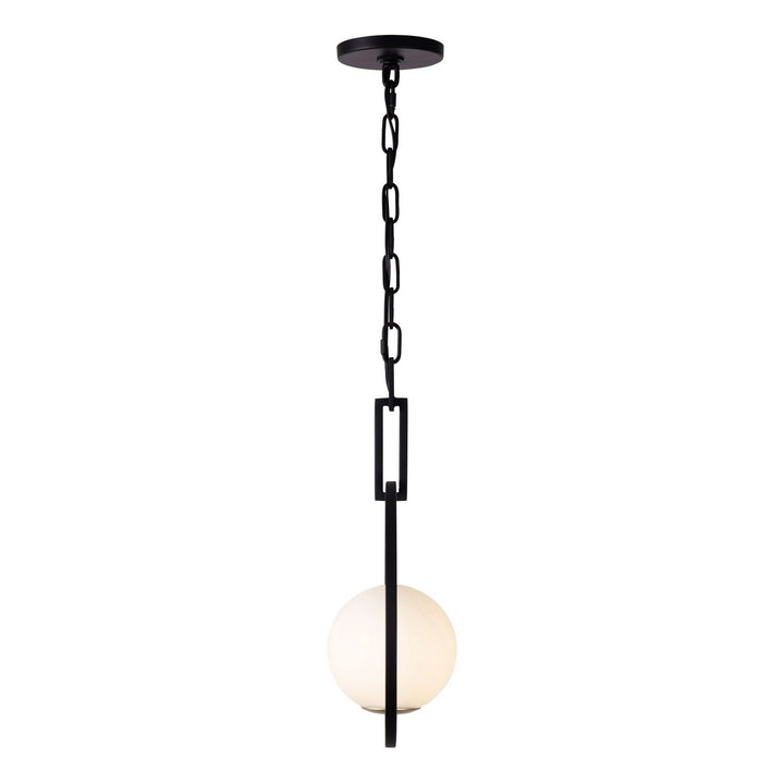 Varaluz Stopwatch 388P01MBFG Pendant Light - Matte Black/French Gold