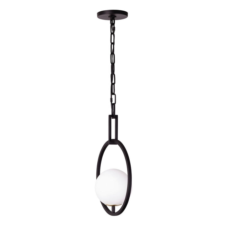 Varaluz Stopwatch 388P01MBFG Pendant Light - Matte Black/French Gold