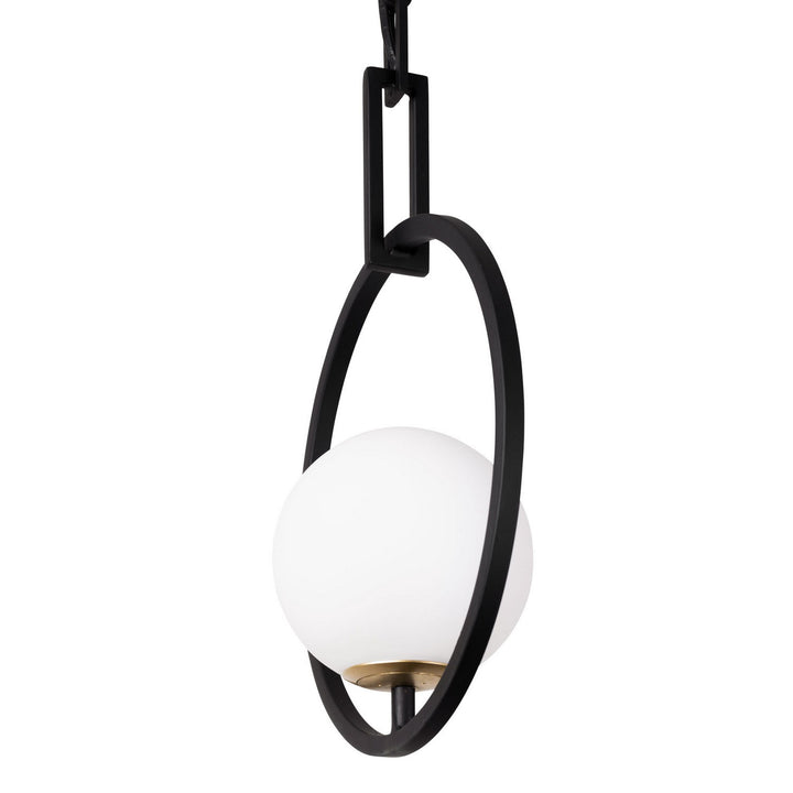 Varaluz Stopwatch 388P01MBFG Pendant Light - Matte Black/French Gold