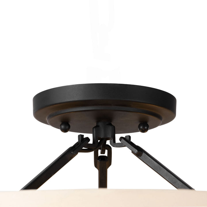 Varaluz Blonde Moment 389S03MBHN Ceiling Light - Matte Black/Honey/Medium Oak