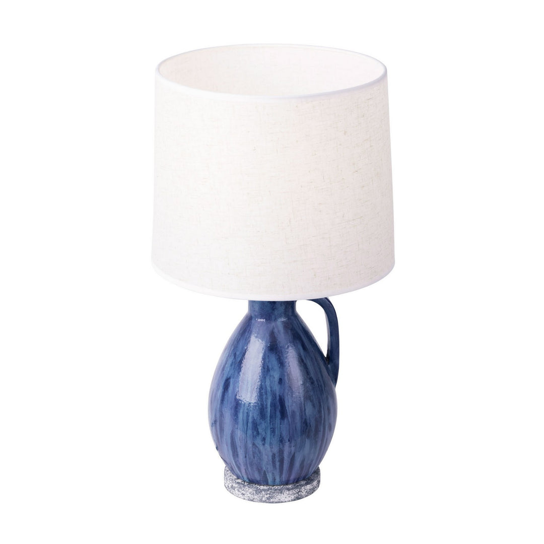 Varaluz Lighting 395T01AAYLU  Avesta Lamp Apothecary Gray/Blue Lustro
