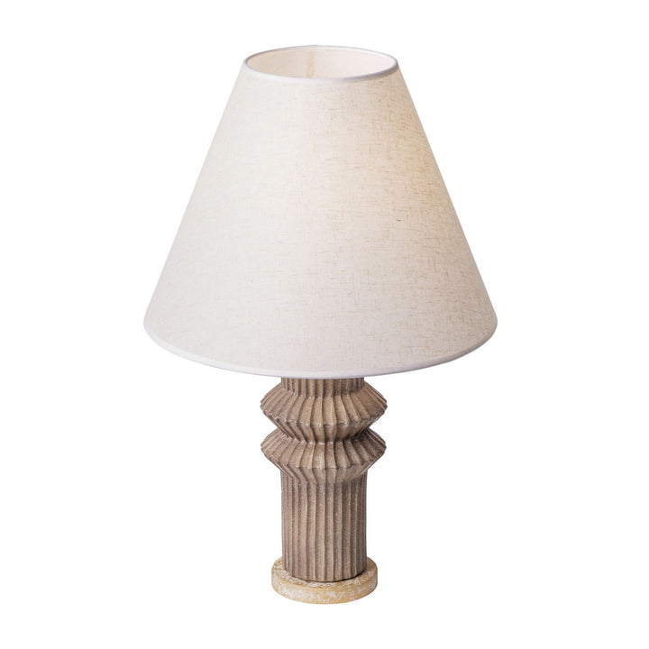 Varaluz Lighting 396T01ADGT Modern Primea Lamp Apothecary Gold/Glazed Taupe