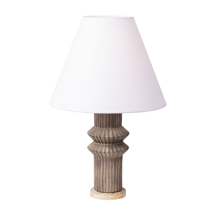Varaluz Lighting 396T01ADGT Modern Primea Lamp Apothecary Gold/Glazed Taupe