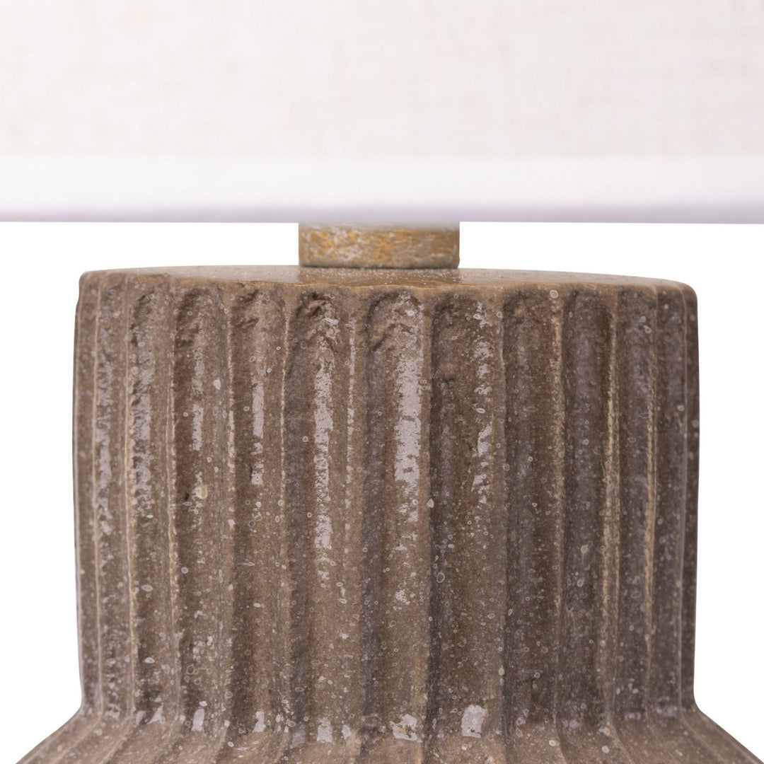 Varaluz Lighting 396T01ADGT Modern Primea Lamp Apothecary Gold/Glazed Taupe