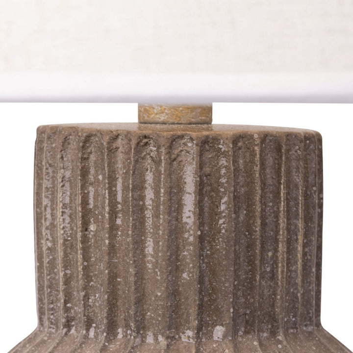 Varaluz Lighting 396T01ADGT Modern Primea Lamp Apothecary Gold/Glazed Taupe