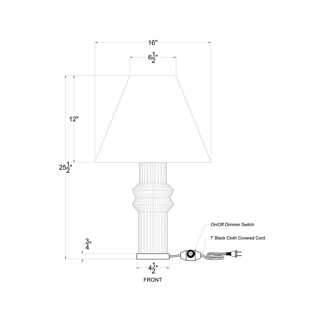 Varaluz Lighting 396T01ADGT Modern Primea Lamp Apothecary Gold/Glazed Taupe