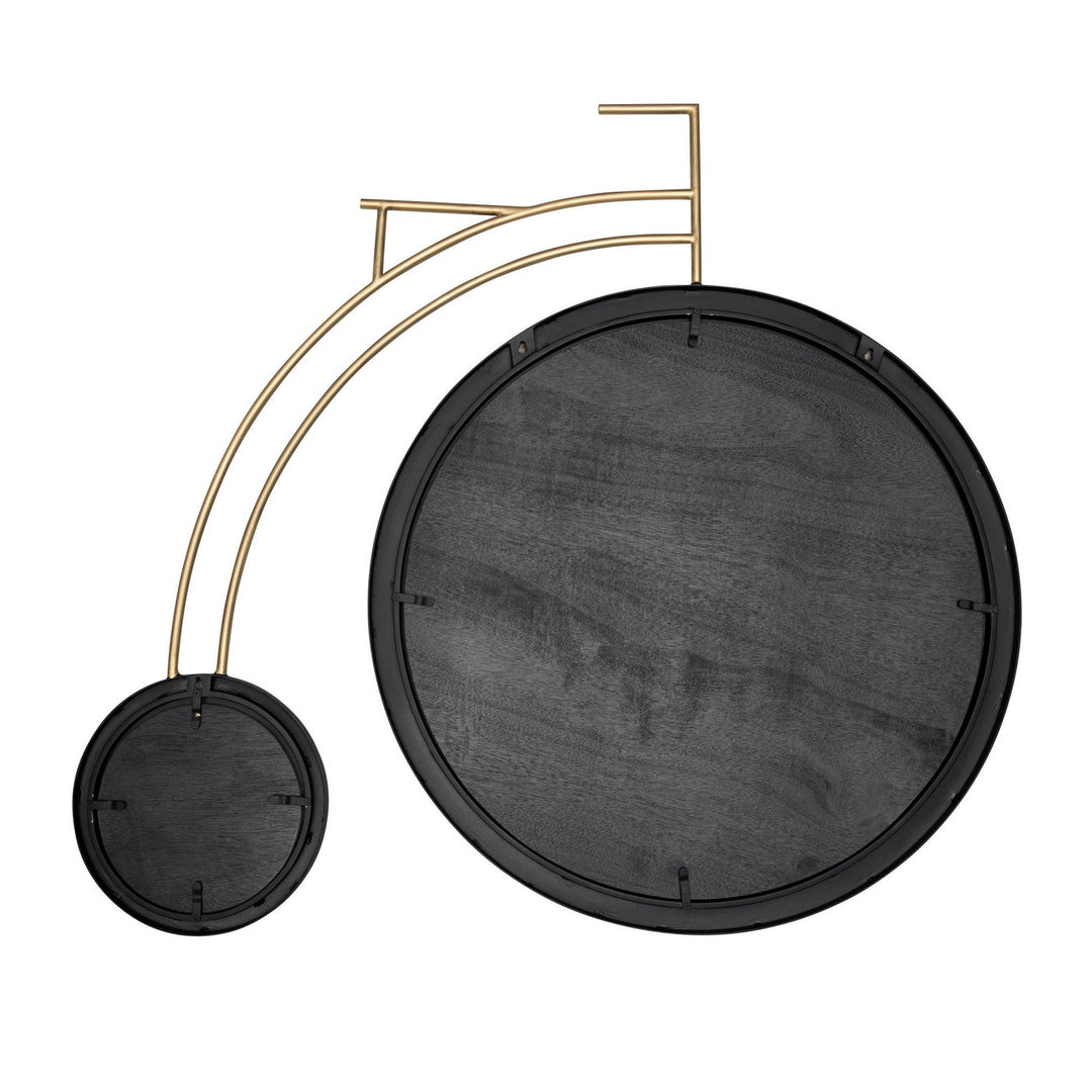 Varaluz Lighting 407MI10MBHG Modern Out For A Ride Mirror Matte Black/Havana Gold