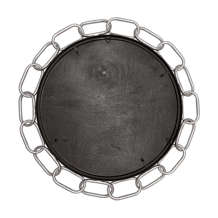 Varaluz Lighting 444MI30MBTS Modern Chains Of Love Mirror Matte Black/Textured Silver