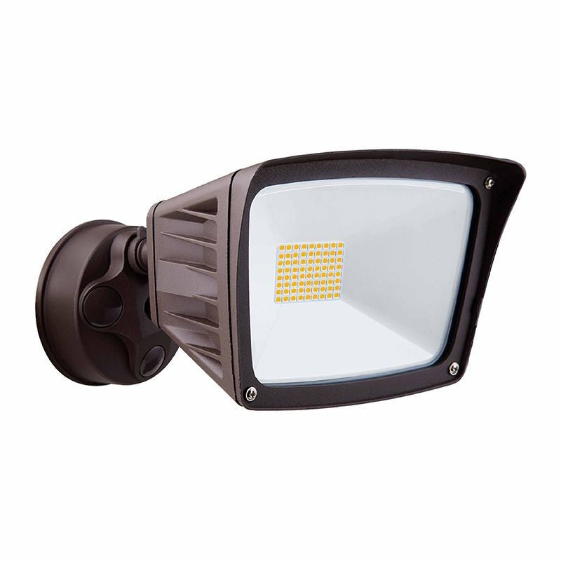 Westgate Lighting SL-28W-MCT-BZ-D  Flood Light With Base Outdoor Light White
