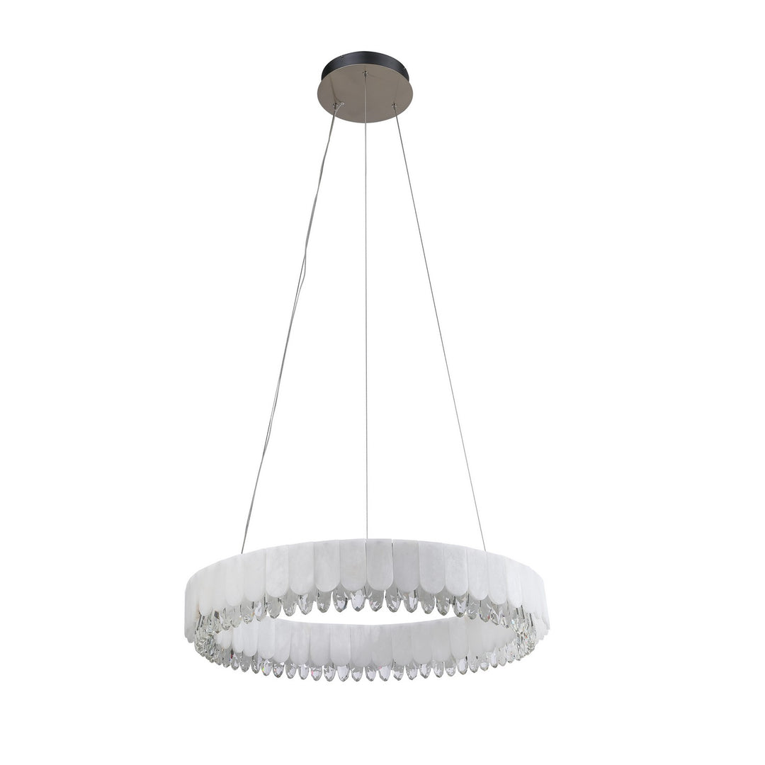 Kanova & Co. Lalique KCH3203R-31 Pendant Light - Brushed Nickel