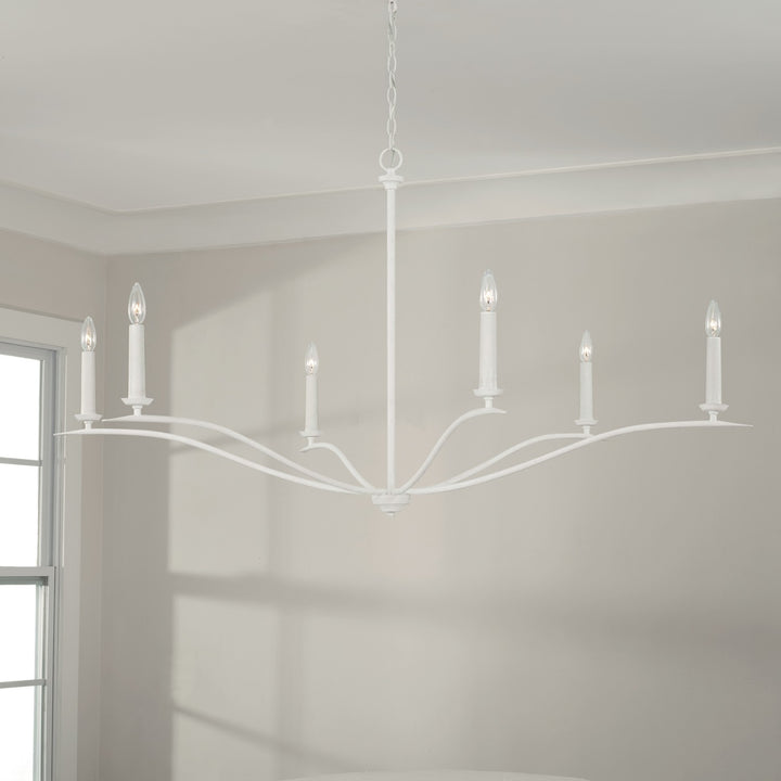 Capital Grady 450661XW Chandelier Light - Textured White