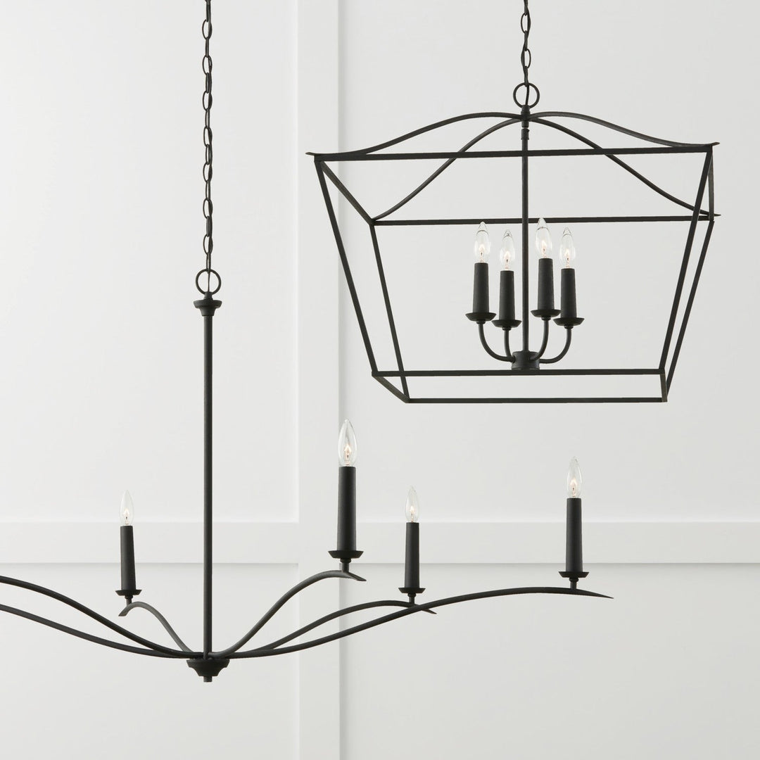 Capital Grady 450661BI Chandelier Light - Black Iron