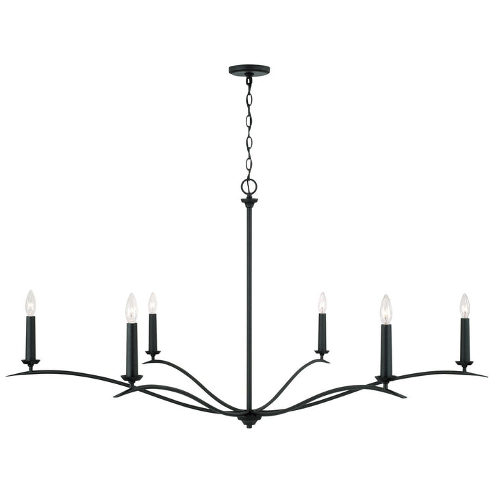 Capital Grady 450661BI Chandelier Light - Black Iron