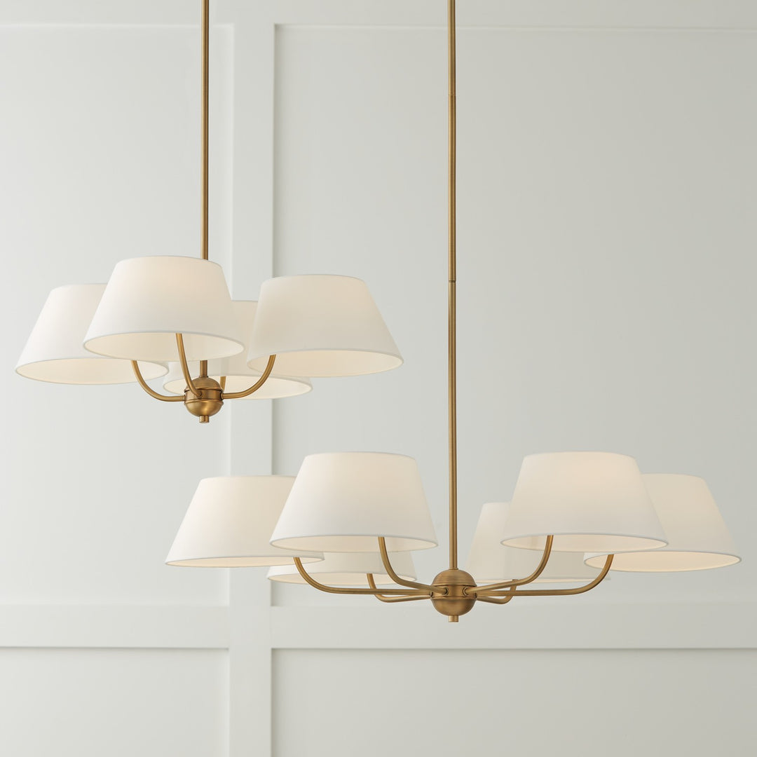 Capital Welsley 450441AD Chandelier Light - Aged Brass