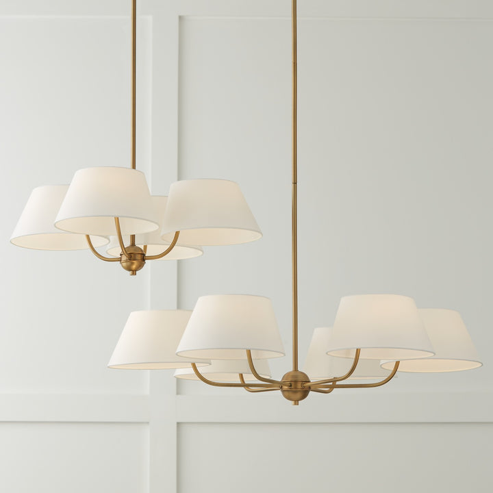 Capital Welsley 450441AD Chandelier Light - Aged Brass