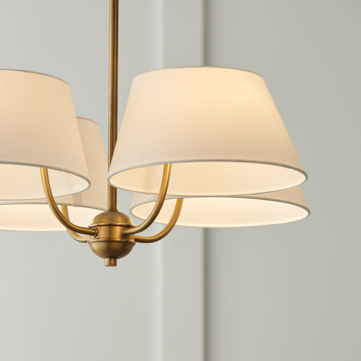 Capital Welsley 450441AD Chandelier Light - Aged Brass