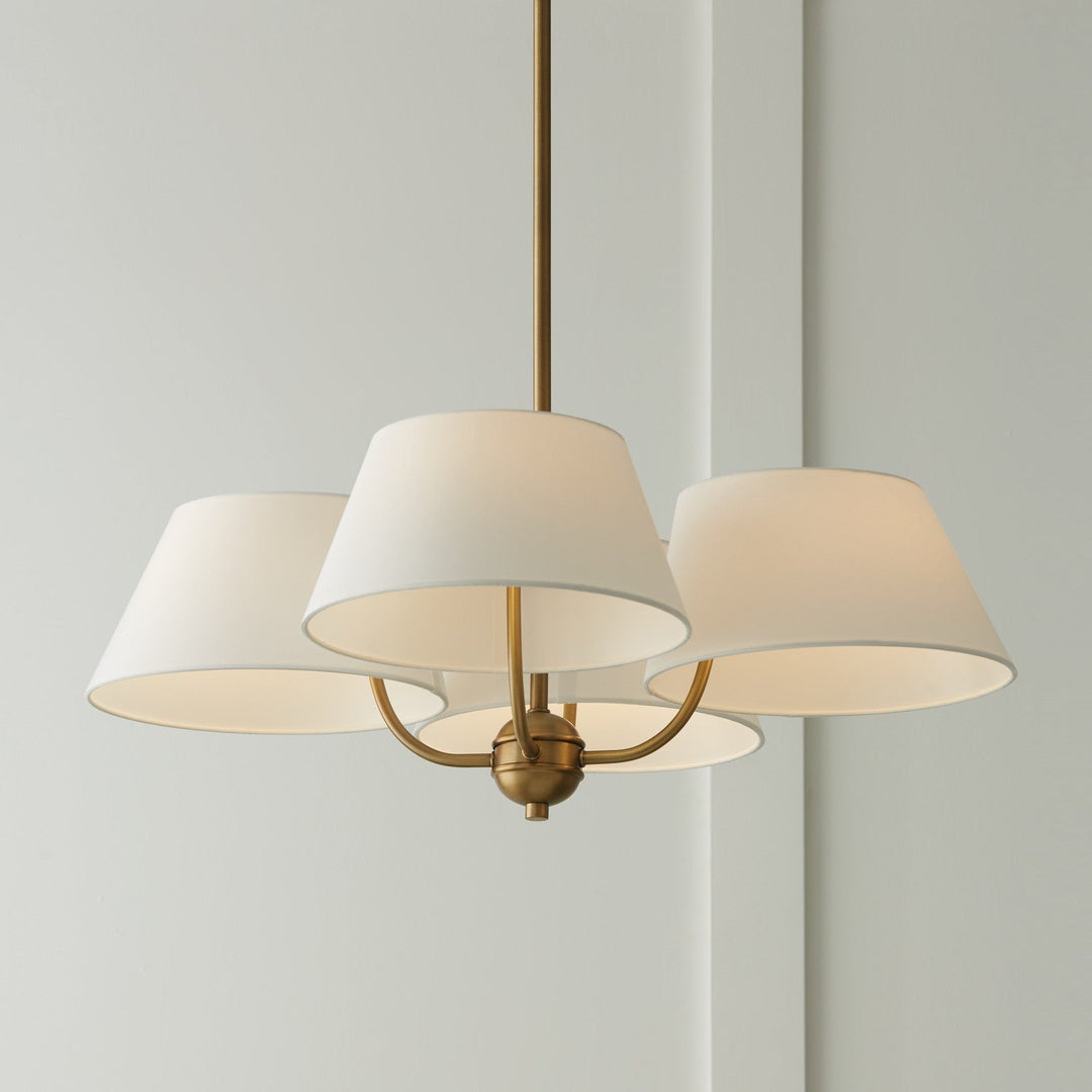 Capital Welsley 450441AD Chandelier Light - Aged Brass