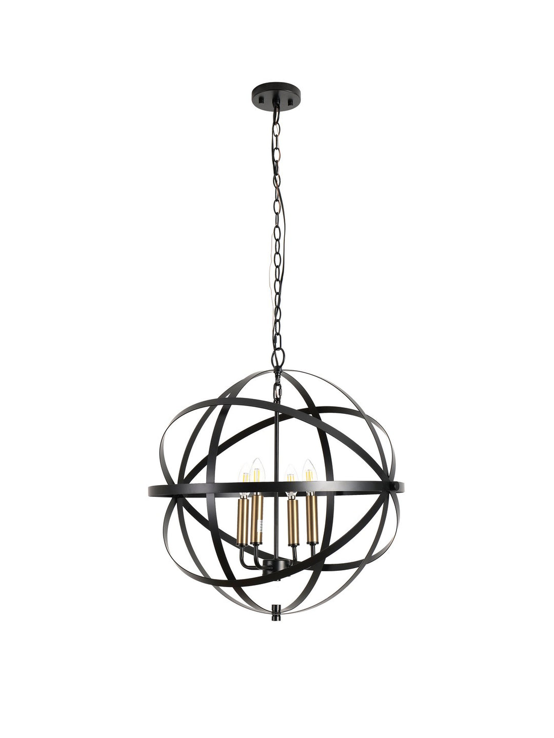 Revolution Sphere SH224BK-2 Chandelier Light - Black