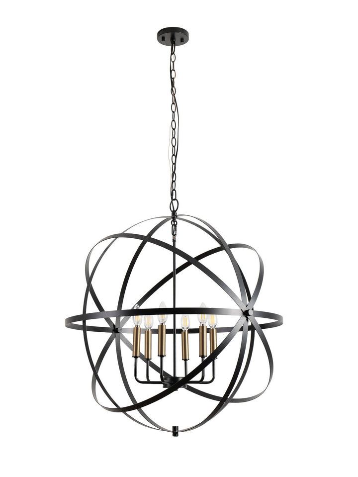 Revolution Sphere SH306BK-2 Chandelier Light - Black