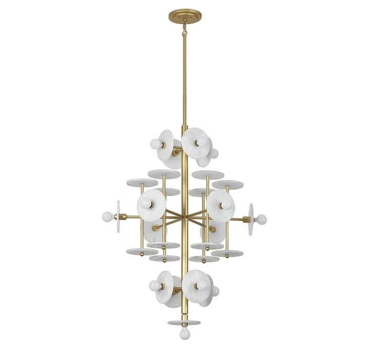Savoy House Amani 1-1592-15-38 Chandelier Light - Royal Gold