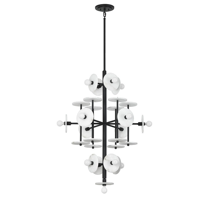 Savoy House Amani 1-1592-15-50 Chandelier Light - Black Cashmere