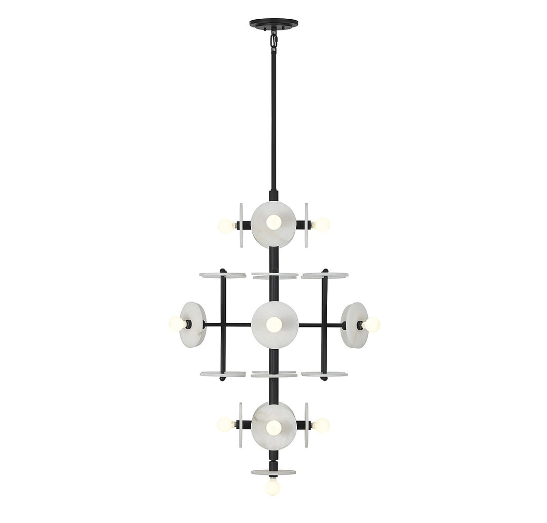 Savoy House Amani 1-1592-15-50 Chandelier Light - Black Cashmere