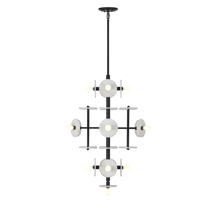 Savoy House Amani 1-1592-15-50 Chandelier Light - Black Cashmere