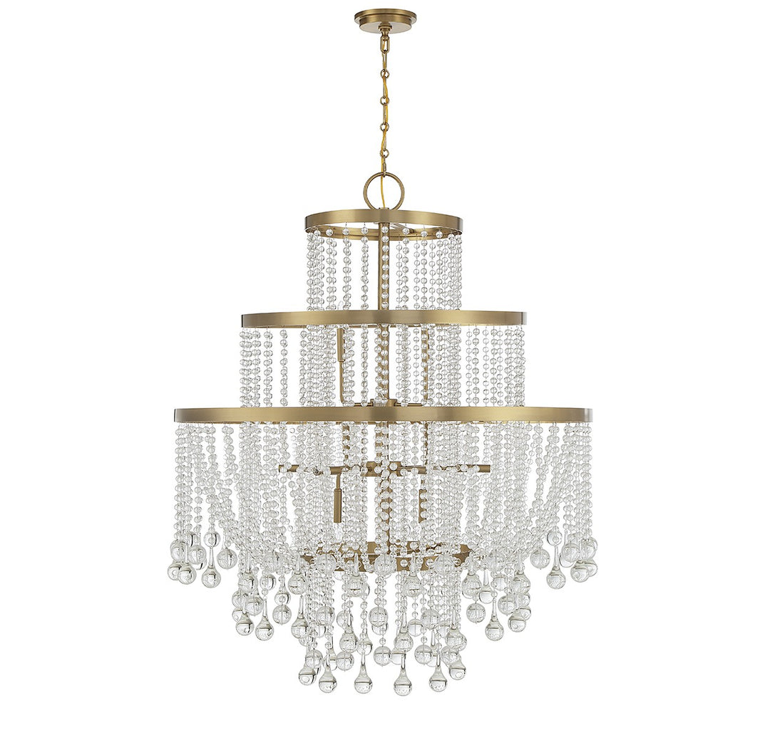 Savoy House Luna 1-1868-15-322 Chandelier Light - Warm Brass