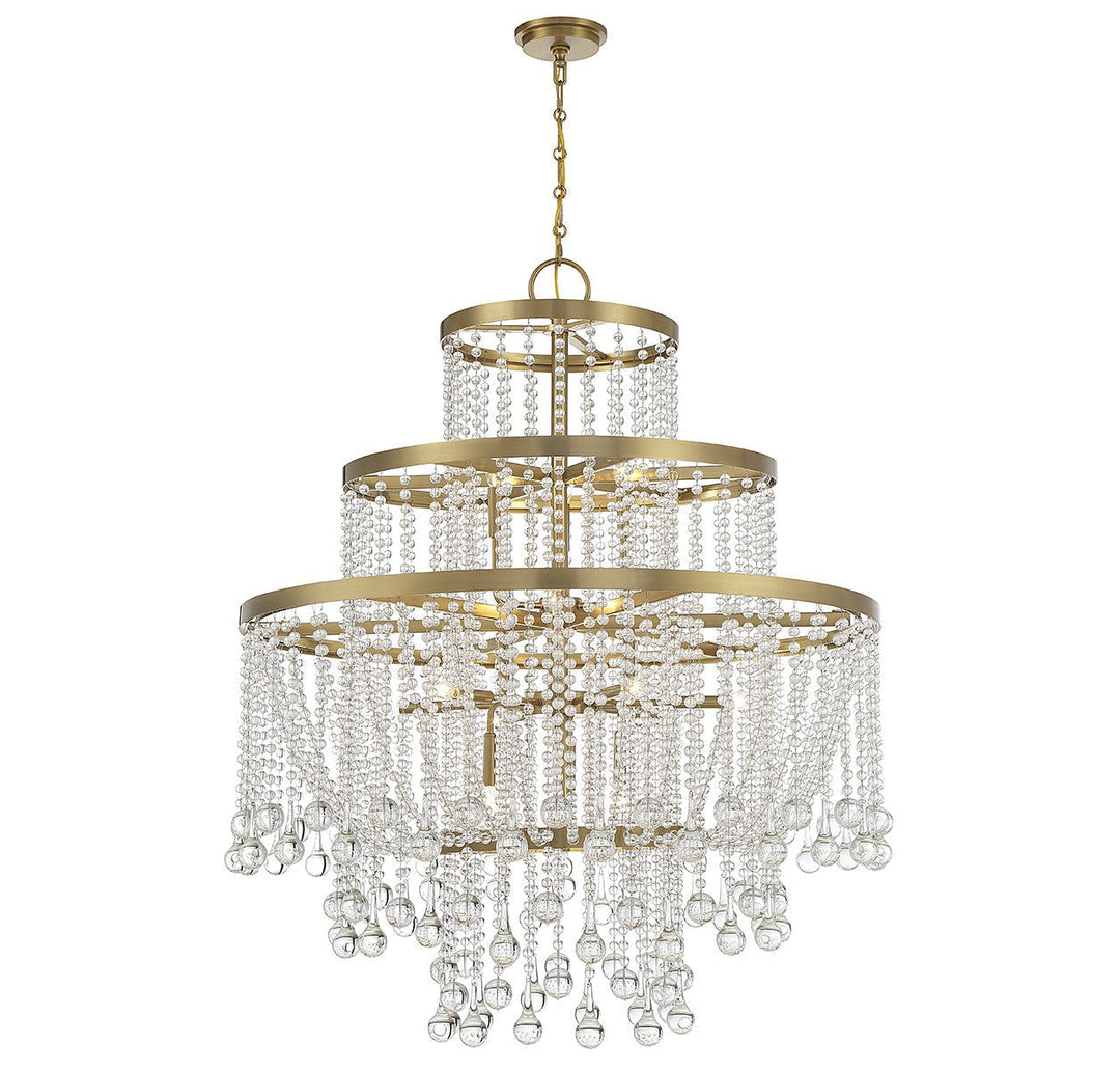Savoy House Luna 1-1868-15-322 Chandelier Light - Warm Brass