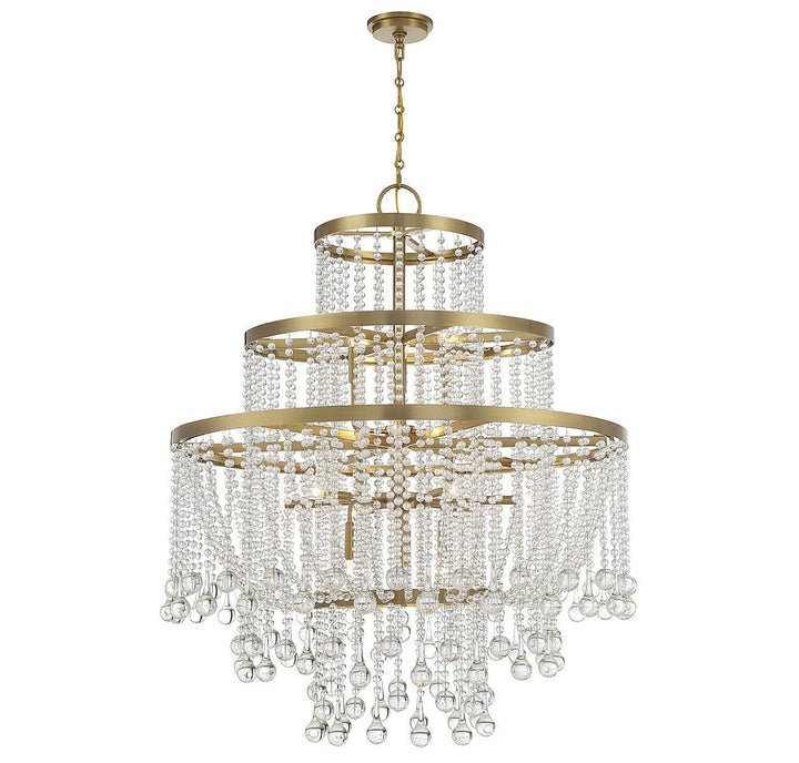 Savoy House Luna 1-1868-15-322 Chandelier Light - Warm Brass