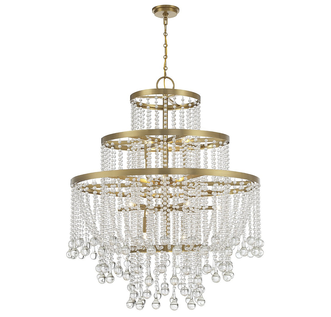 Savoy House Luna 1-1868-15-322 Chandelier Light - Warm Brass