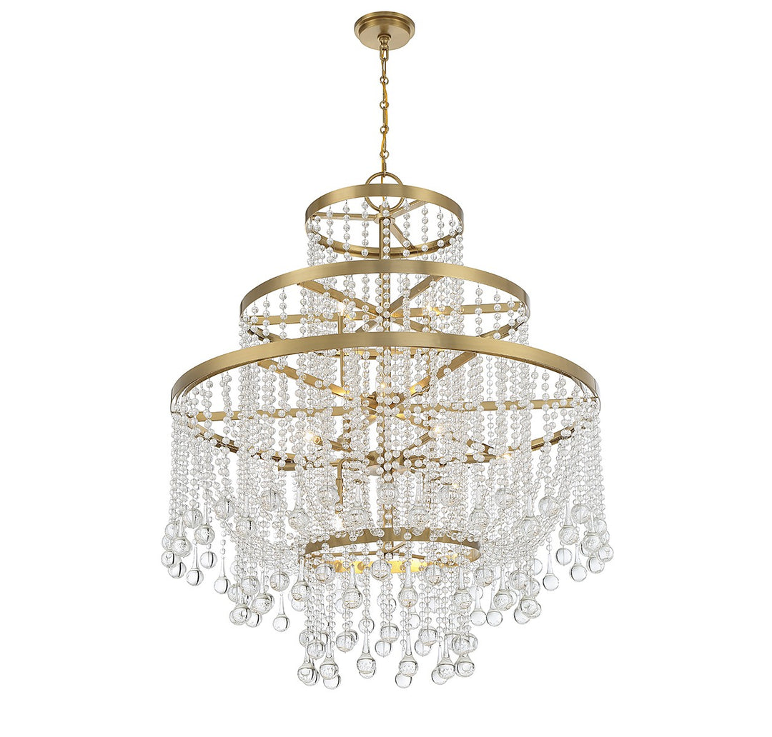 Savoy House Luna 1-1868-15-322 Chandelier Light - Warm Brass