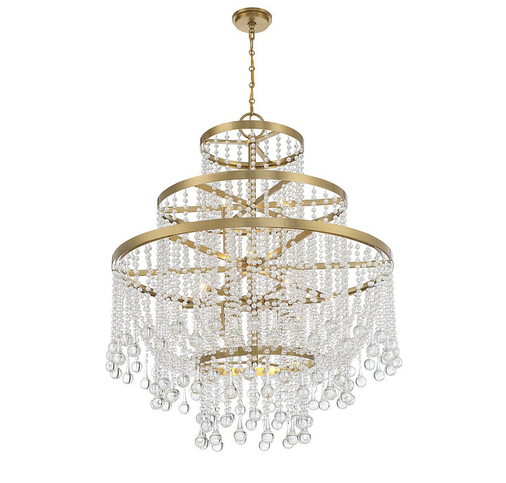 Savoy House Luna 1-1868-15-322 Chandelier Light - Warm Brass