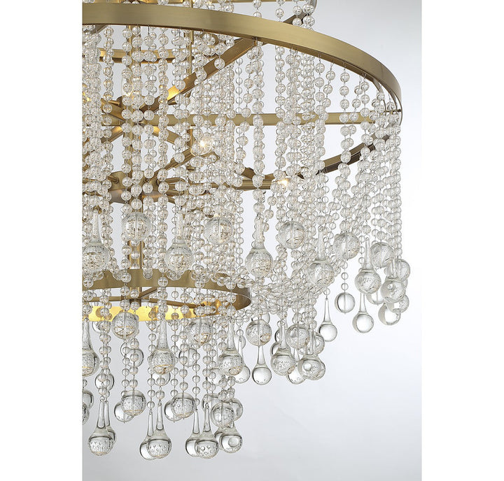 Savoy House Luna 1-1868-15-322 Chandelier Light - Warm Brass