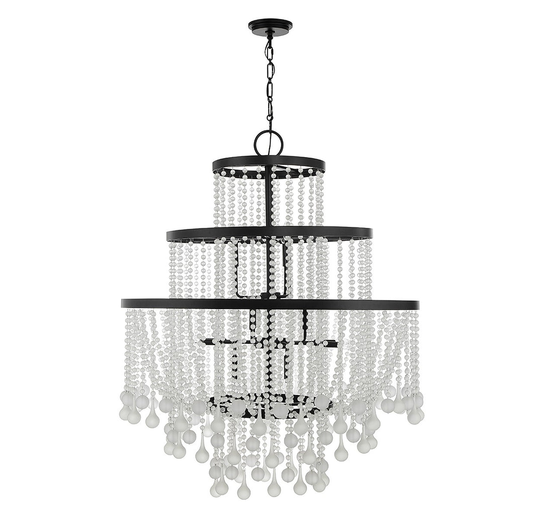 Savoy House Luna 1-1868-15-89 Chandelier Light - Matte Black