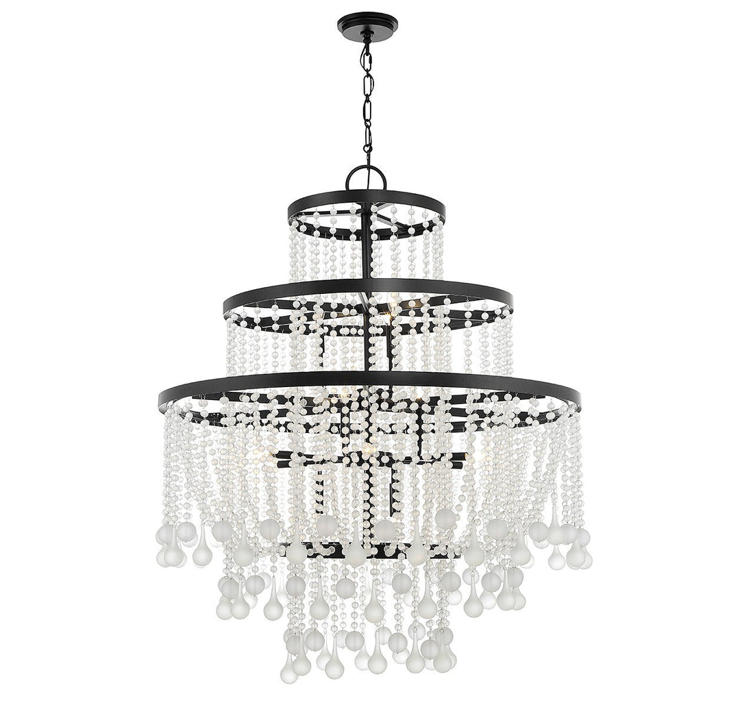 Savoy House Luna 1-1868-15-89 Chandelier Light - Matte Black