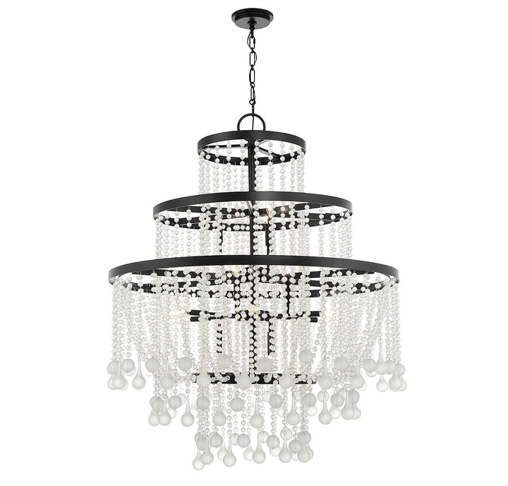 Savoy House Luna 1-1868-15-89 Chandelier Light - Matte Black