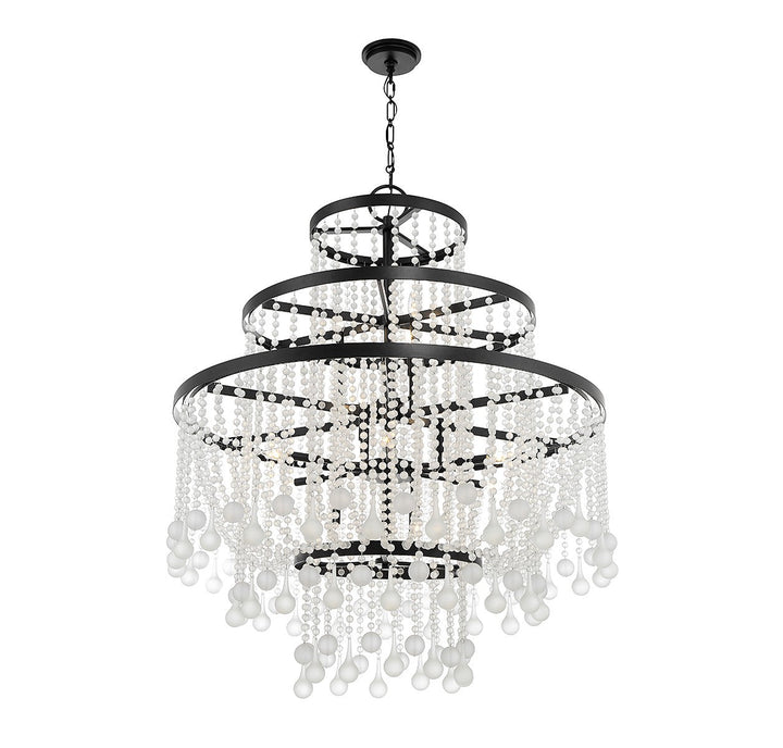 Savoy House Luna 1-1868-15-89 Chandelier Light - Matte Black