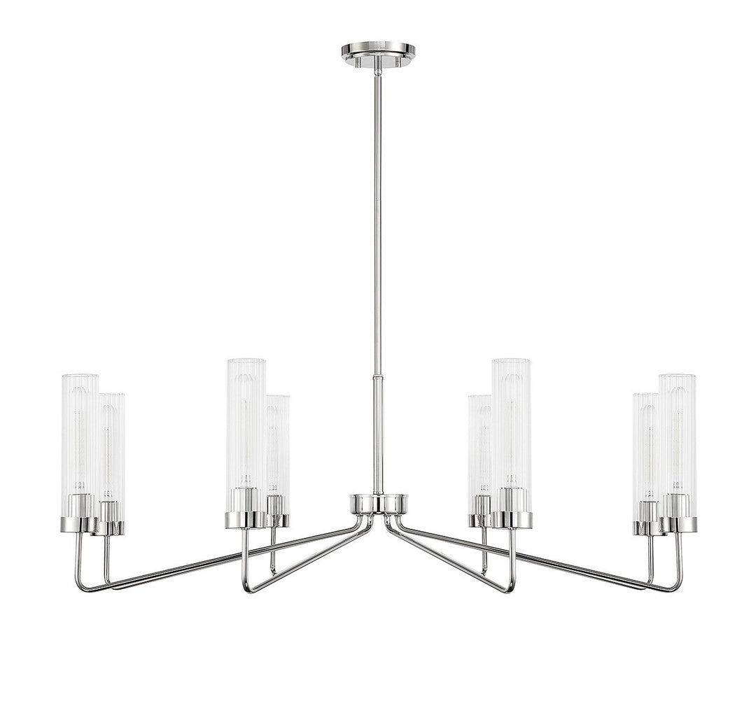 Savoy House Baker 1-8860-8-109 Chandelier Light - Polished Nickel