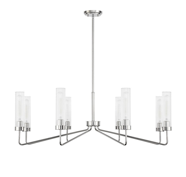 Savoy House Baker 1-8860-8-109 Chandelier Light - Polished Nickel