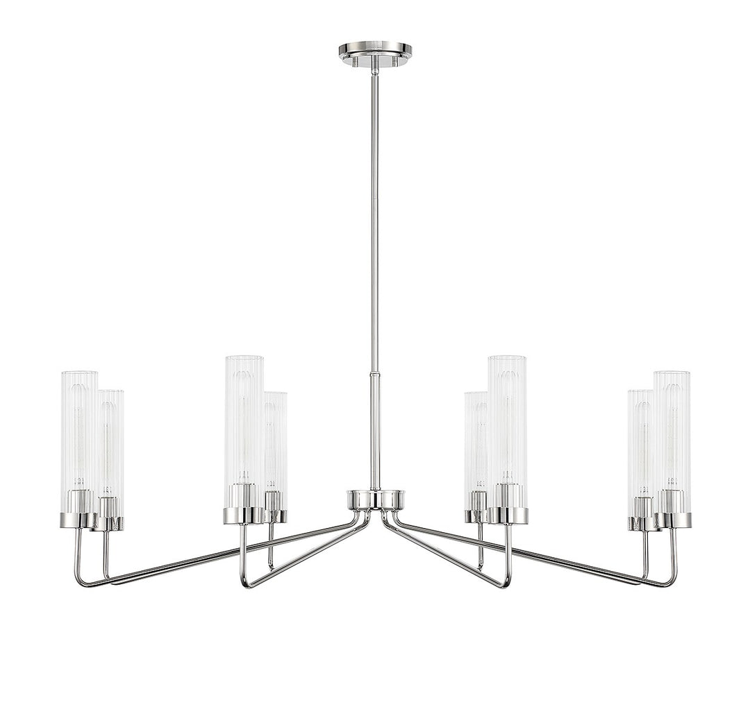 Savoy House Baker 1-8860-8-109 Chandelier Light - Polished Nickel