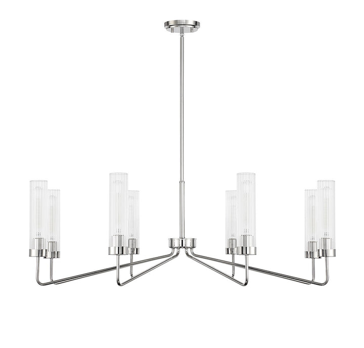 Savoy House Baker 1-8860-8-109 Chandelier Light - Polished Nickel