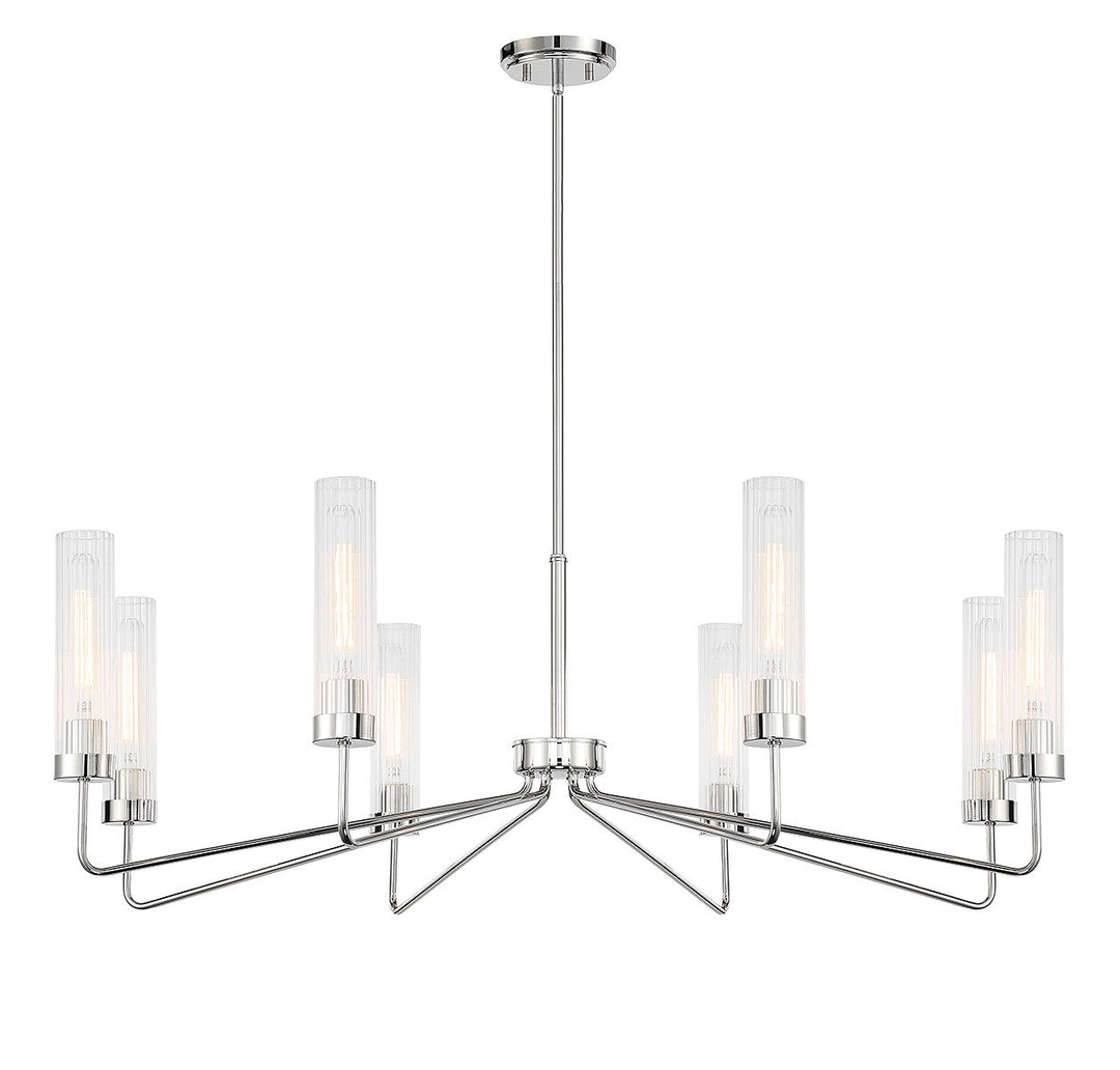 Savoy House Baker 1-8860-8-109 Chandelier Light - Polished Nickel