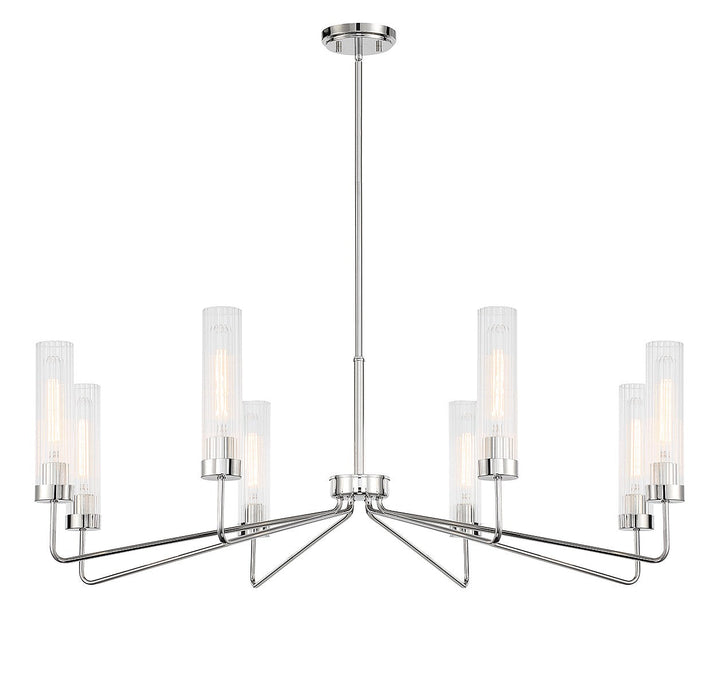 Savoy House Baker 1-8860-8-109 Chandelier Light - Polished Nickel
