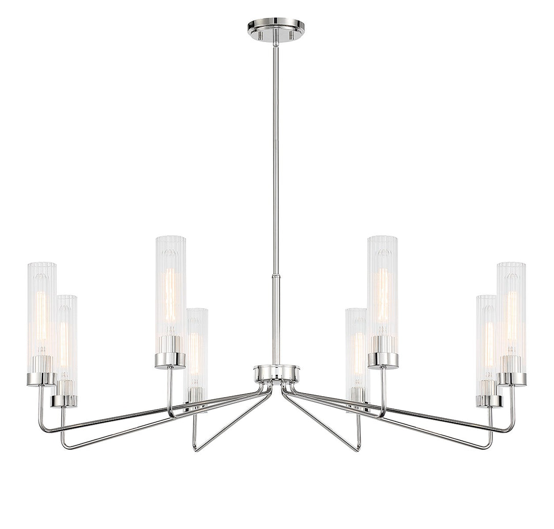 Savoy House Baker 1-8860-8-109 Chandelier Light - Polished Nickel