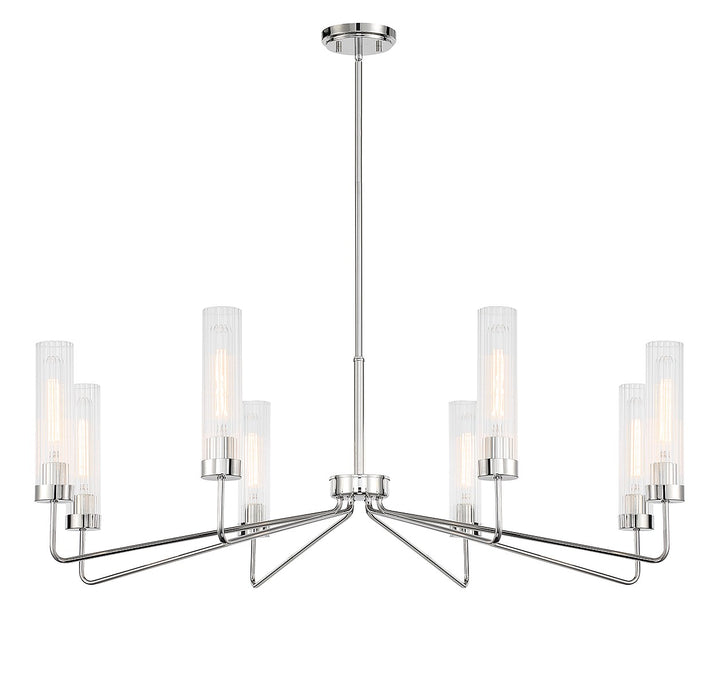Savoy House Baker 1-8860-8-109 Chandelier Light - Polished Nickel