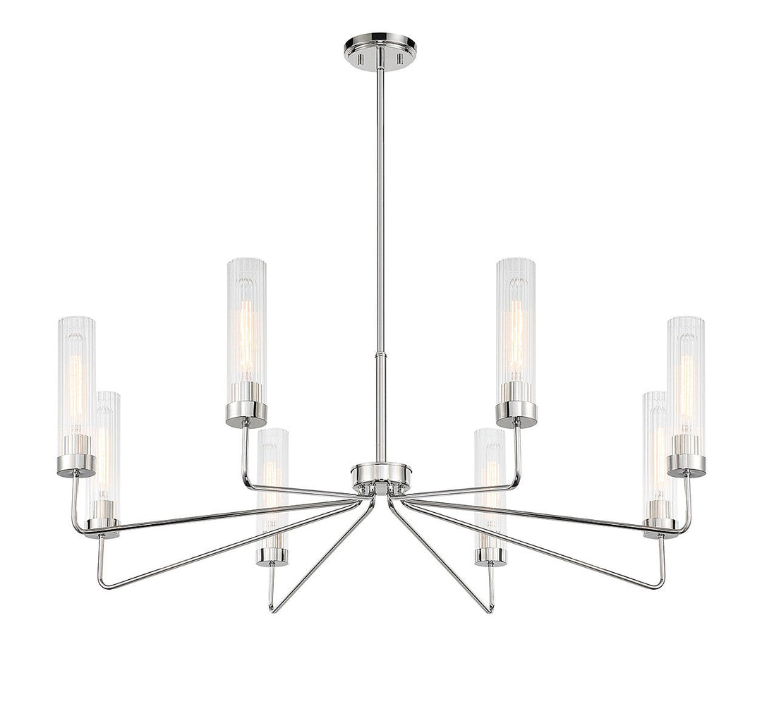 Savoy House Baker 1-8860-8-109 Chandelier Light - Polished Nickel