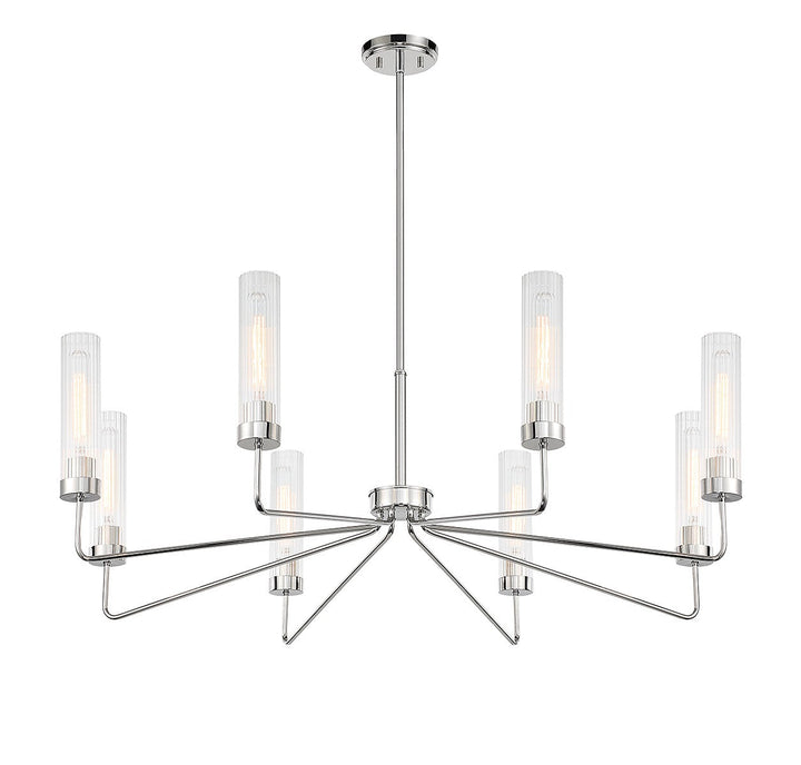 Savoy House Baker 1-8860-8-109 Chandelier Light - Polished Nickel
