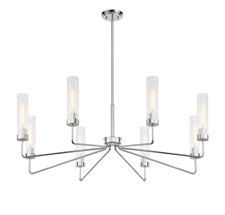 Savoy House Baker 1-8860-8-109 Chandelier Light - Polished Nickel