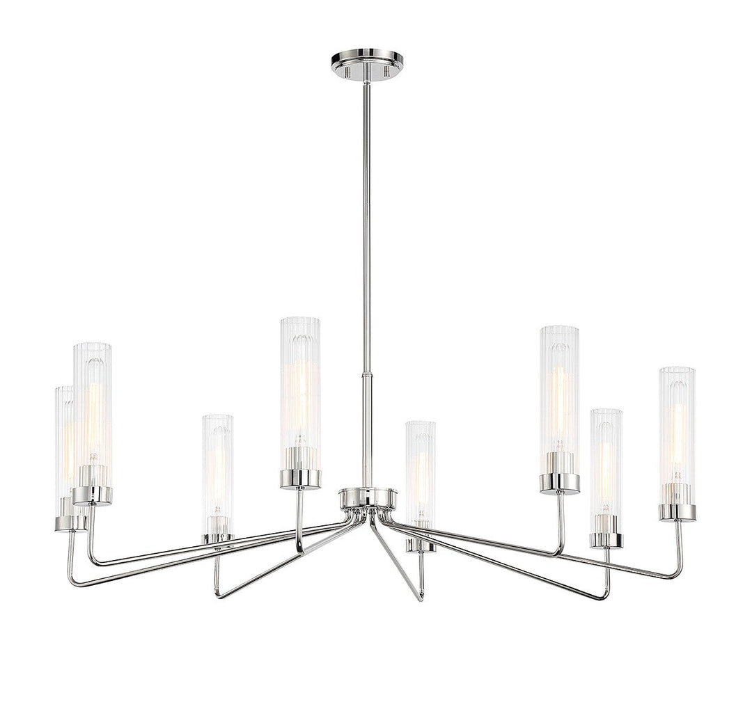 Savoy House Baker 1-8860-8-109 Chandelier Light - Polished Nickel